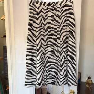 Banana Republic Monochrome Zebra Skirt